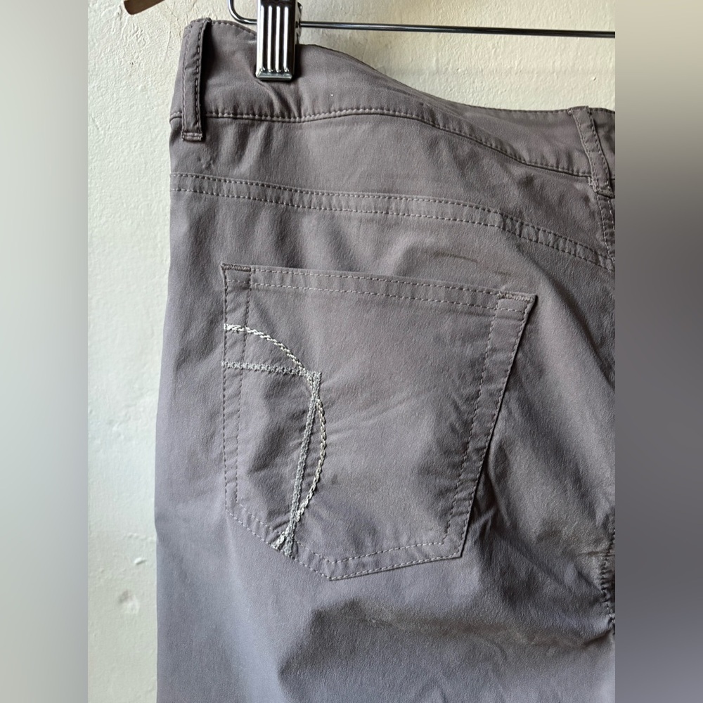 Anatomie Women's Luisa Skinny Jean Pant in Taupe Gray Large - Picture 6 of 10